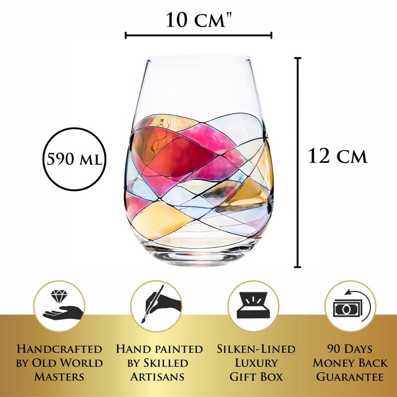 The Best Unique Stemless Small Wine Glasses & Sets Barcelona