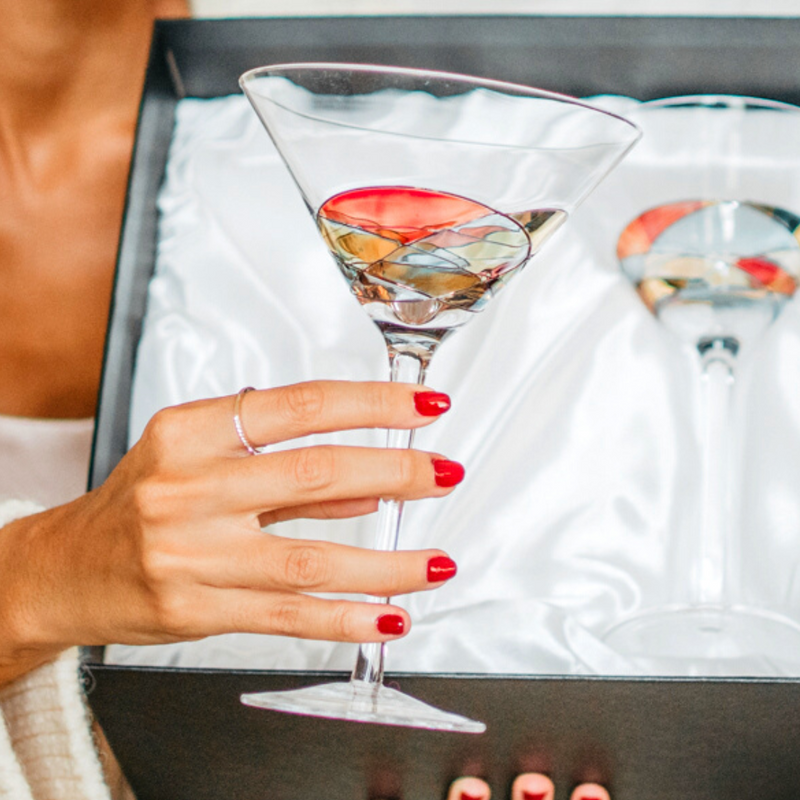 Barcelona 'Sagrada' Martini Glasses UK Barcelona