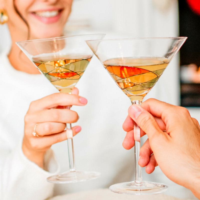 Barcelona 'Sagrada' Martini Glasses UK Barcelona